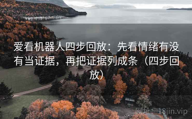 爱看机器人四步回放：先看情绪有没有当证据，再把证据列成条（四步回放）